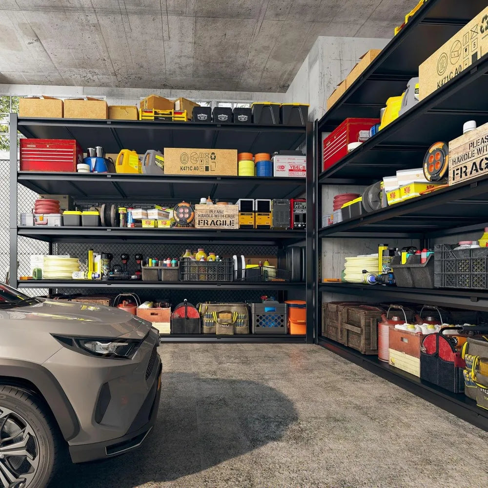 60" W Garage Shelving 3000LBS Heavy Duty Storage Shelves