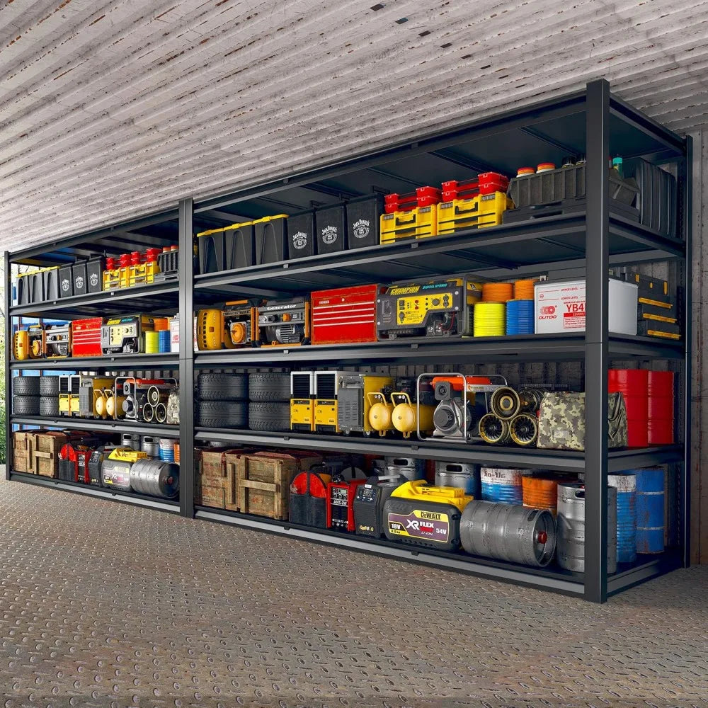 60" W Garage Shelving 3000LBS Heavy Duty Storage Shelves