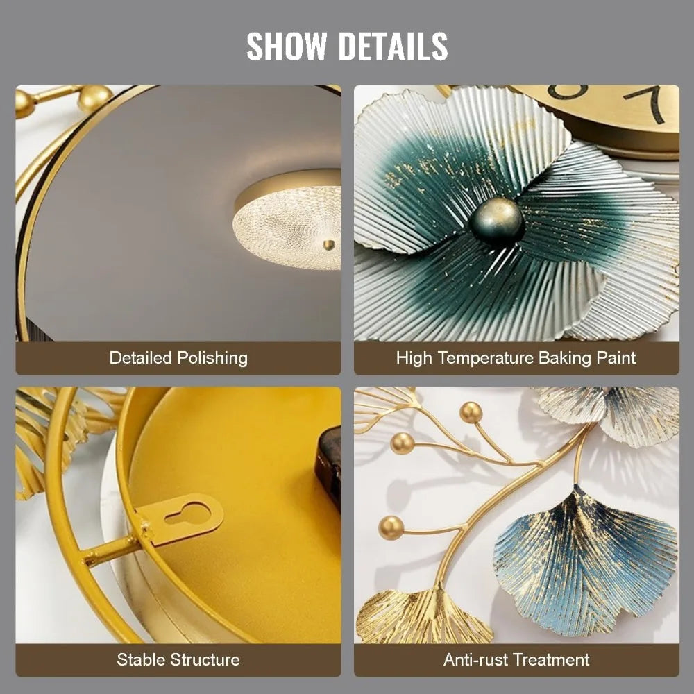 37 Inch Large Wall Mirrors Decorative,Modern Gold Wall Art MirrorsLiving