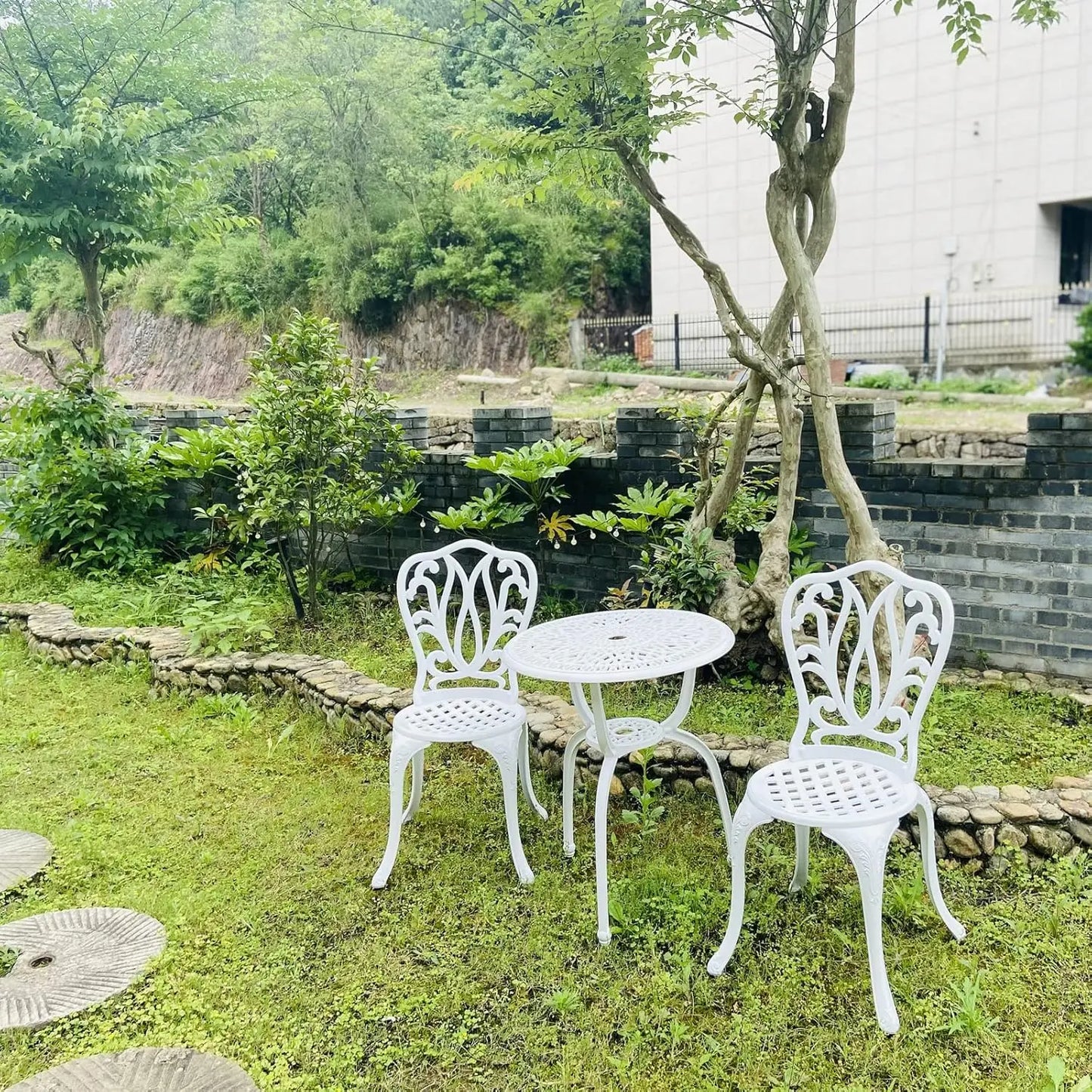 Patio Bistro Sets 3 Piece cast Aluminum Patio Furniture