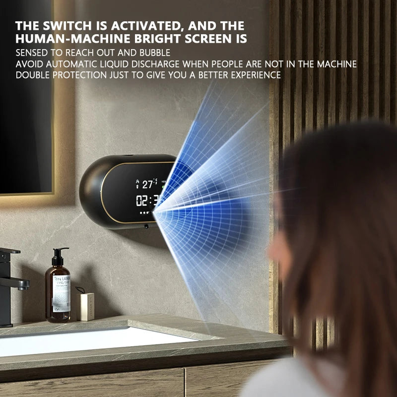 1pc Wall-mounted Automatic Soap Dispenser
