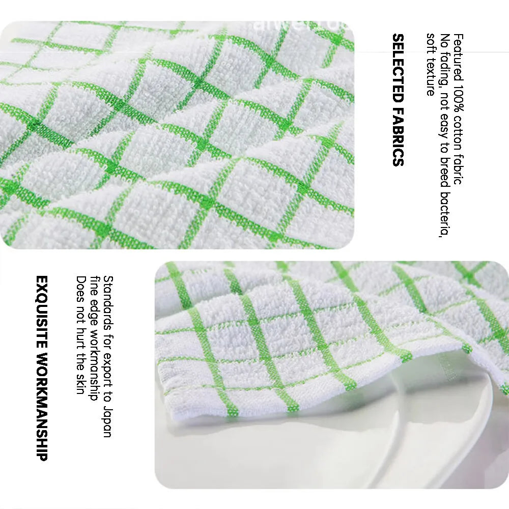 [8 Pack] Premium Dish Towels for Kitchen, Bulk Cotton Kitchen Towels and Dishcloths Set
